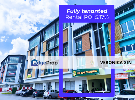 [Rental ROI 5.18%] FULLY Tenanted Bandar Tasik Puteri Rawang 3-Storey Shoplot , Selangor, Rawang
