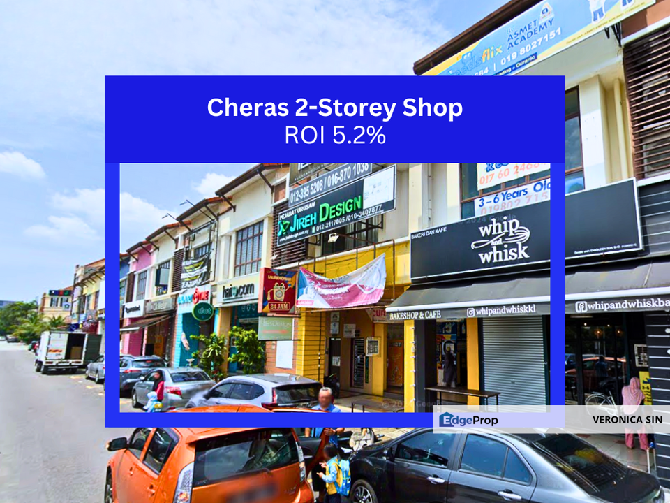 [ROI 5.2%] Cheras, Damai Raya - 2-Storey Shop , Kuala Lumpur, Cheras