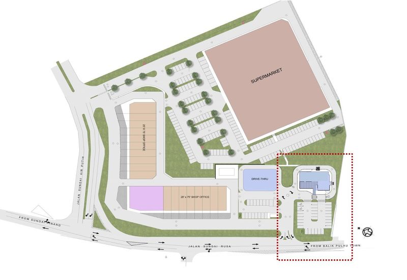 Botanica.CT Balik Pulau Drive-Thru Retail Building For Rent