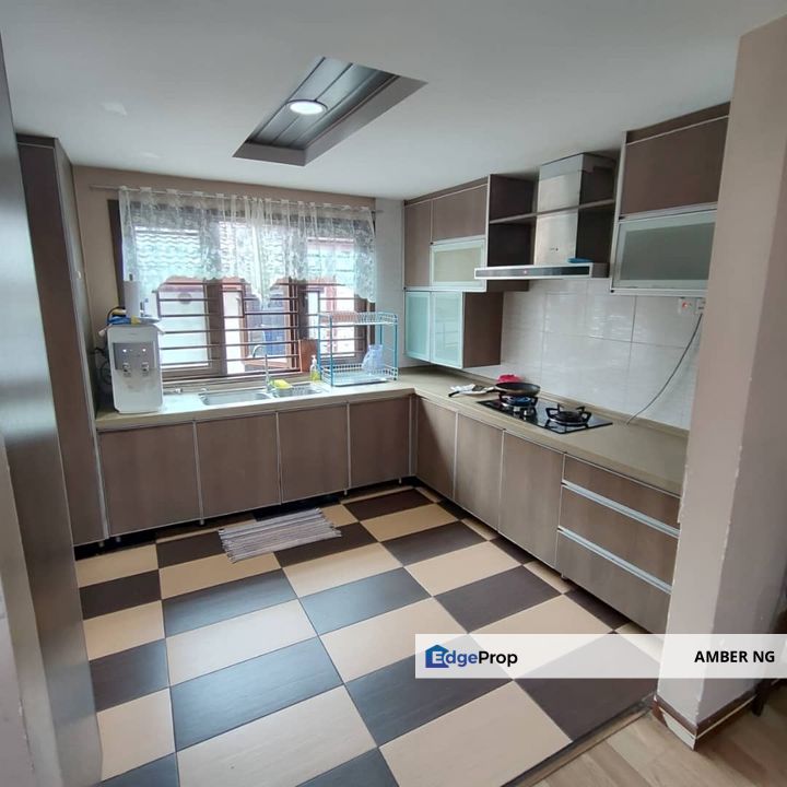 2 storey house 22x80 @ Taman Danau Kota 2700sf Renov & Extended with DBKL approval, Facing Open 6 rooms 6 bathrooms for sale, Kuala Lumpur, Setapak