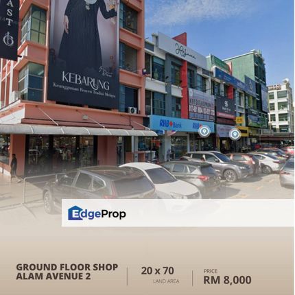 Alam Avenue 2 Shah Alam Ground Floor, Selangor, Shah Alam