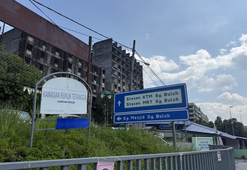 4-Storey Shop Office T6 Light Grey Sungai Buloh For Sale