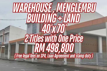 Menglembu Warehouse/Factory For own use or investment 怡保万里望仓库，投资自用两相宜