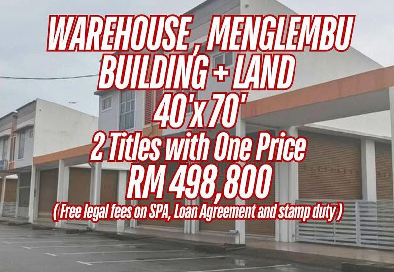 Menglembu Warehouse/Factory For own use or investment 怡保万里望仓库，投资自用两相宜