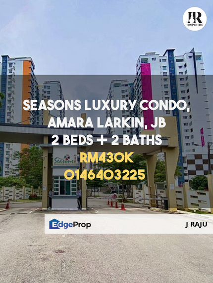 Seasons Luxury Apartments @ Amara Larkin, Johor Bahru, Johor Apartment For Sale, Johor, Johor Bahru