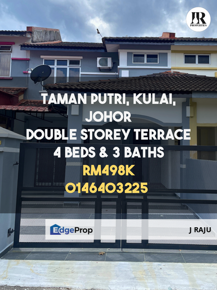 Taman Putri Kulai, Kulai, Johor, Double Storey Terrace House For Sale, Johor, Kulai