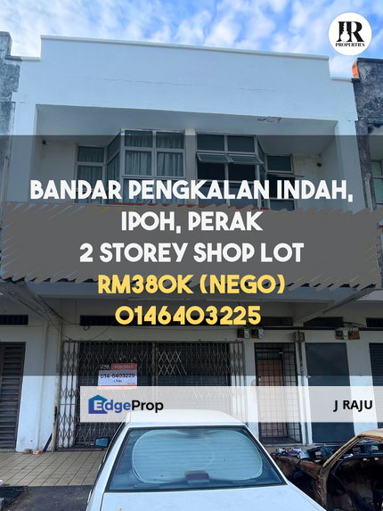 Bandar Pengkalan Indah, Ipoh, Perak 2 Storey Shop Lot For Sale, Perak, Ipoh