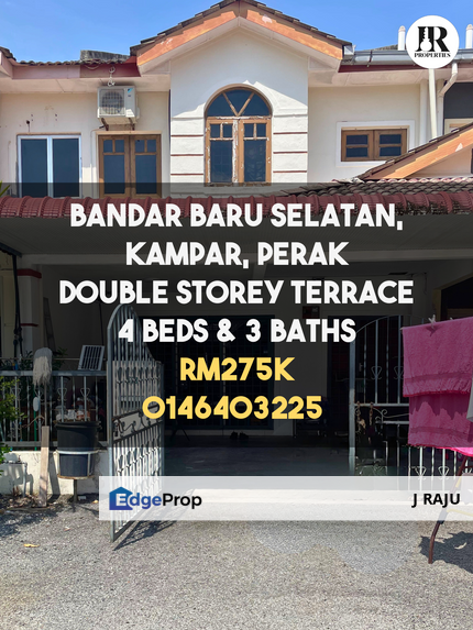 Bandar Baru Selatan, Kampar, Perak Double Storey Terrace House For Sale, Perak, Kampar