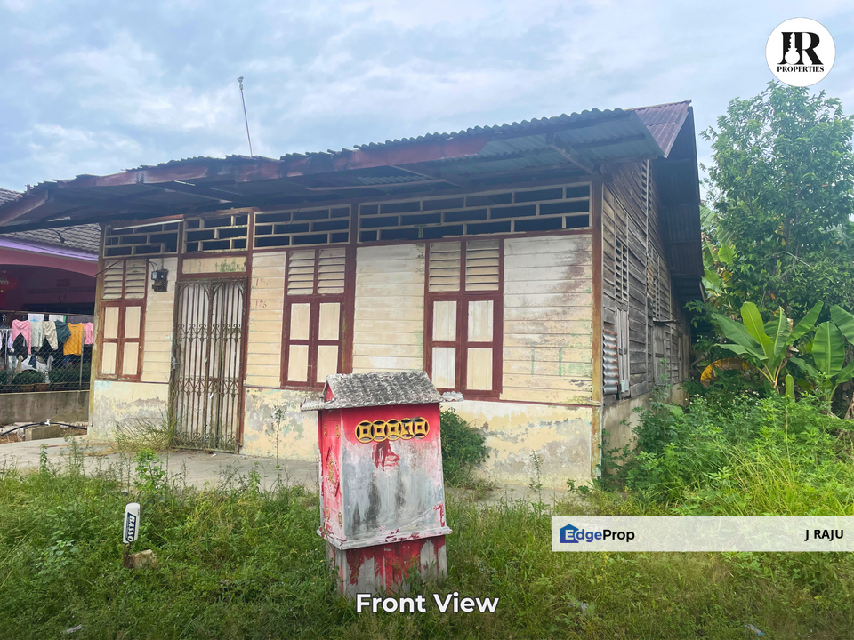 Kampung Baru Salak, Sungai Siput, Perak Single Storey Semi-Wooden Bricks Lot House For Sale, Perak, Sungai Siput