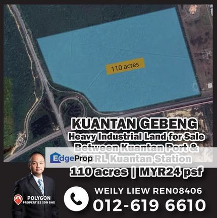 Kuantan Gebeng – Heavy Industrial Land for Sale, Pahang, Balok