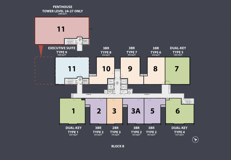 Parq Residence Semi detached Villa in the Sky