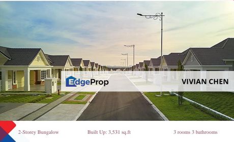 Reineville French Bungalow limited for SALES/3R3B/3531sf - 52'x105' at Semenyih, Selangor, Semenyih
