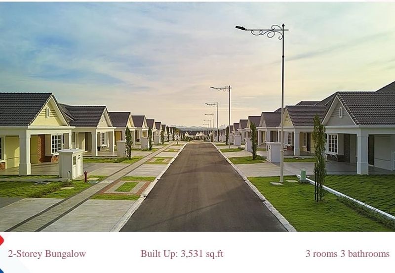 Reineville French Bungalow limited for SALES/3R3B/3531sf - 52'x105' at Semenyih