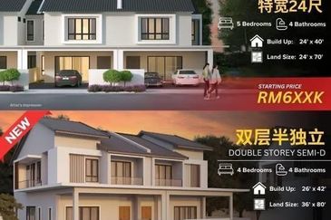 Nibong Tebal New Project Double Storey and Double Storey Semi D Fast Selling