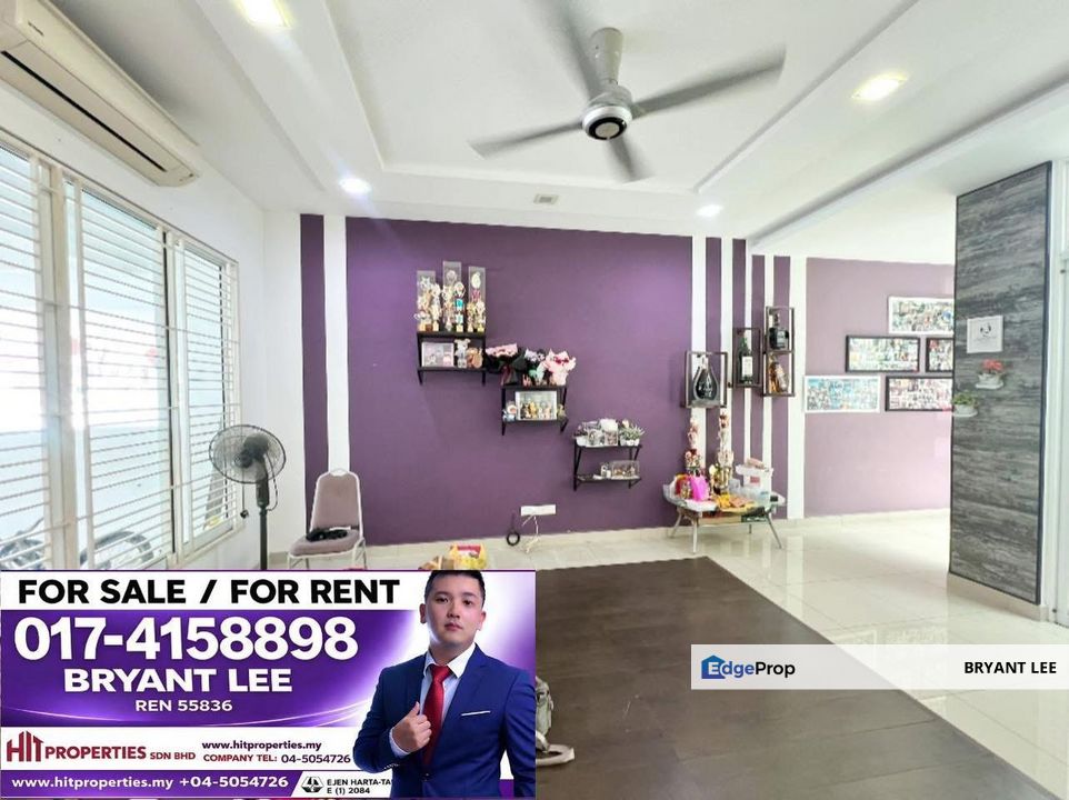 Jawi Sungai Bakap Two Storey Terrace Super Long Gated Bakap Indah Sale, Penang, Sungai Bakap 