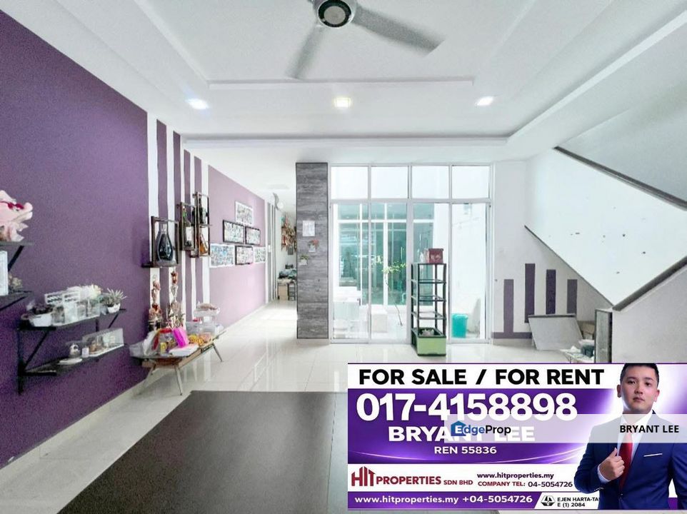 Jawi Sungai Bakap Two Storey Terrace Super Long Gated Bakap Indah Sale, Penang, Sungai Bakap 