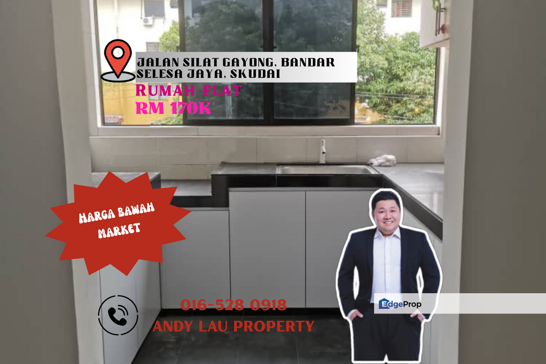 Bandar Selesa Jaya / Skudai / Johor Bahru / Flat / RM170k – Fully Renovated Unit!, Johor, Skudai