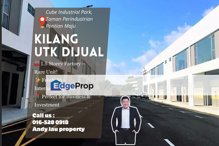 Pontian / Taman Perindustrian Pontian Maju / 1.5 Storey Factory / RM900K – Freehold International Lot!, Johor, Pontian