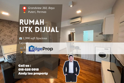 Permas Jaya / Taman Bayu Puteri / Johor Bahru / Grandview 360 Apartment / RM800K – Dual Key Concept!, Johor, Johor Bahru