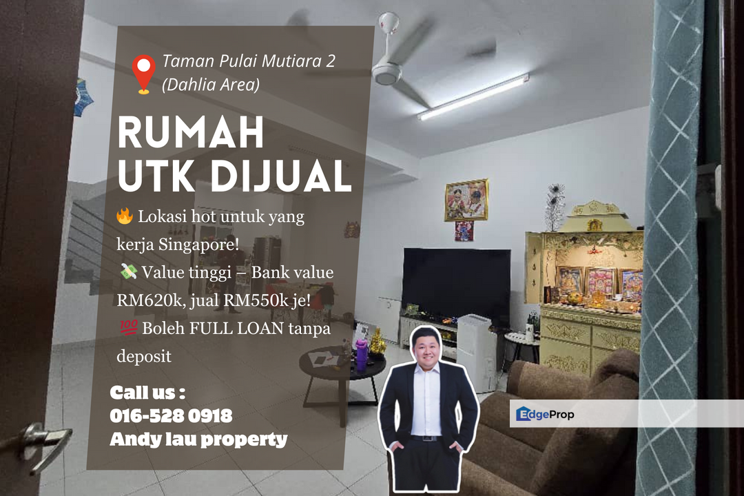 Pulai Mutiara 2 / Double Storey Terrace / RM550k – Boleh FULL LOAN‼️, Johor, Johor Bahru