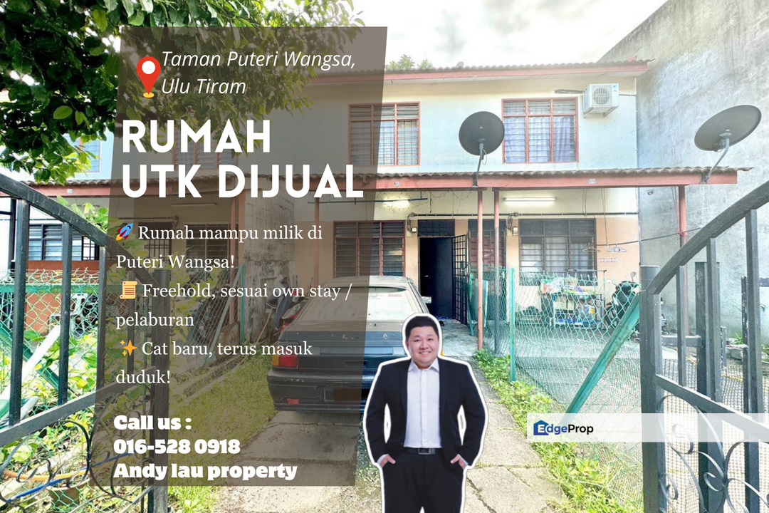 Taman Puteri Wangsa / Desa Tebrau / Desa Cemerlang / Johor Bahru / Double Storey Low-Cost Medium / RM348K – Freehold + Murah , Johor, Ulu Tiram