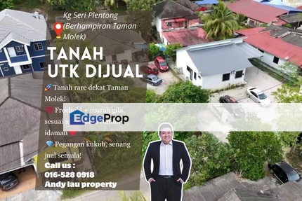 Kg Seri Plentong JB / Masai / Taman Molek / Johor Bahru / Residential Land / RM250K – Freehold Murah Gila!, Johor, Masai