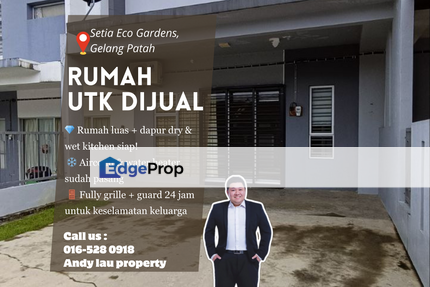 Setia Eco Gardens / Gelang Patah / Nusajaya / Iskandar Puteri / Johor Bahru / Double Storey Terrace / RM750K – Gated Guarded, Fully Renovated! 🌳🏡, Johor, Gelang Patah