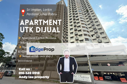 Sri Impian Larkin Perdana / Apartment For Sale – Below Bank Value RM260k, Johor, Johor Bahru