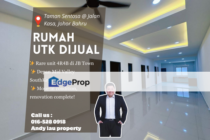 Sentosa JB Town / Johor Bahru / Single Storey Terrace / RM788k – Fully Renovated + Rare Unit, Selangor, Hulu Langat