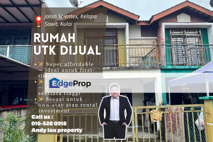 Taman Scientex Kulai / Johor / Double Storey Terrace / RM298K – Super Affordable Scientex Kulai, Johor, Kulai