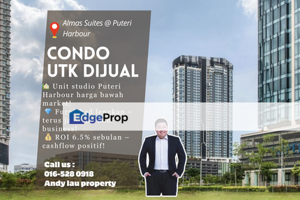 Puteri Harbour / Studio Almas Suites / Iskandar Puteri / RM365K – ROI 6.5% + Fully Furnished Airbnb Unit!, Johor, 