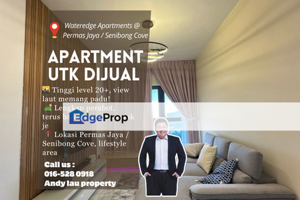 The WaterEdge Apartments / Masai / Permas Jaya / Johor Bahru / Wateredge Apartment / RM530k – Sea View Level 20+, Johor, Masai
