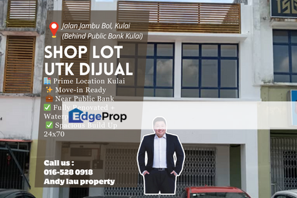Taman Muhibbah Kulai / Double Storey Shop Lot / RM728k – Prime Location Behind Public Bank , Johor, Kulai