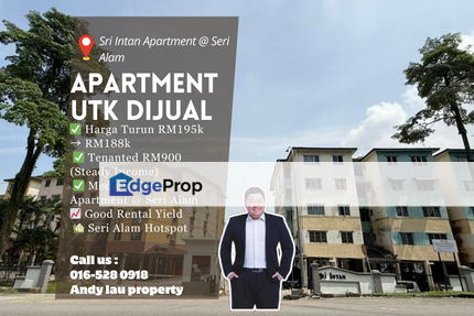Apartment Seri Intan, Bandar Seri Alam / Masai / Johor Bahru / Johor / Apartment / RM188k – Price Drop Alert! , Johor, Masai