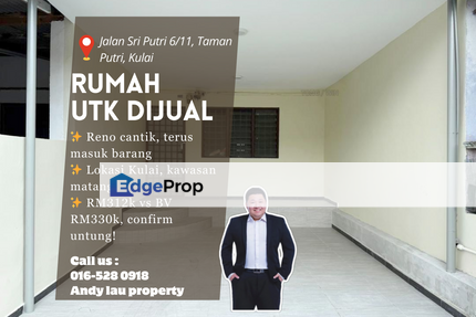 Taman Putri Kulai / Johor /Double Storey Low Cost / RM312k – Fully Renovated + Bank Value RM330k , Johor, Kulai
