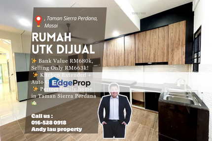 Taman Sierra Perdana / Masai / Bandar Seri Alam / Pasir Gudang / Johor Bahru / Johor / Double Storey Terrace / RM663k – Fully Renovated Unit, Johor, Masai