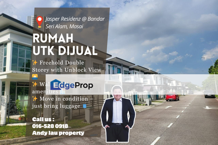 Jasper Residenz / Masai / Bandar Seri Alam / Johor Bahru / Johor / Double Storey / RM599k – Beside Midas Seri Alam, Johor, Masai