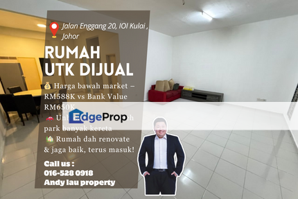 Jalan Enggang / Kulai / Bandar Putra Kulai / IOI Kulai / Johor/ Double Storey / RM588K – Zero Downpayment, Johor, Kulai