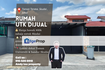 Taman Teratai / Skudai / Pulai / Johor Bahru / Johor / Single Storey / RM398K – Fully Renovated Soon, Johor, Skudai