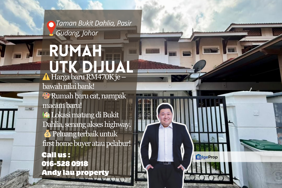 Taman Bukit Dahlia (Pasir Gudang) / Double Storey Terrace / RM470K – Freshly Renovated + Price Drop, Johor, Pasir Gudang