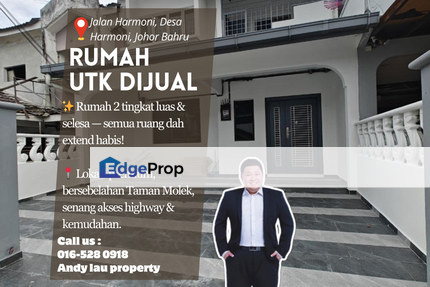 Desa Harmoni (Beside Taman Molek) / Masai / Johor Bahru / Johor / Double Storey Terrace / Fully Extended & Renovated, Johor, Masai