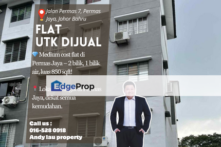 Permas Jaya / Masai / Johor Bahru / Johor / Medium Cost Flat / RM230K – Nice Reno + Freehold, Johor, Johor Bahru