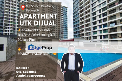 The Garden Residence @ Mutiara Rini / Skudai / Johor Bahru / Johor / Apartment / RM350K – Full Loan + Unblock View, Johor, Skudai