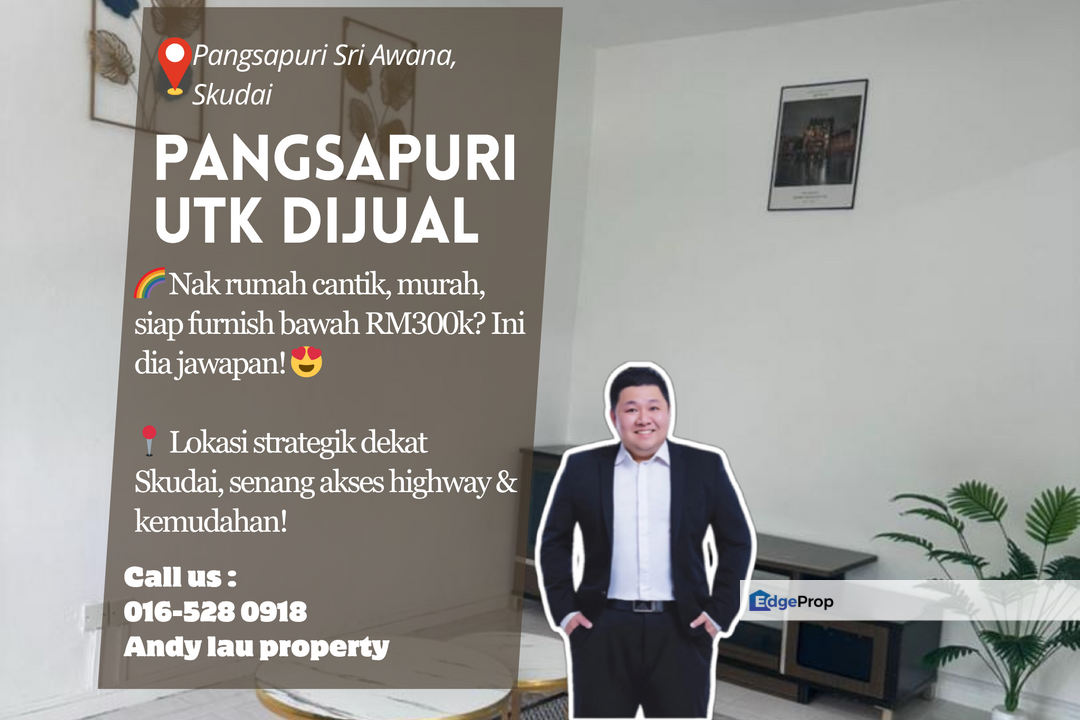 Bandar Selesa Jaya / Sri Awana Townhouse / Skudai / Johor Bahru / Johor / RM295K – Fully Furnished + Below Bank Value!, Johor, Skudai