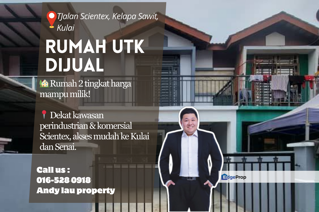 Jalan Scientex, Kelapa Sawit / Kulai / Johor / Double Storey Terrace / RM320K – Freehold Bumi Lot + Budget Friendly!, Johor, Kulai