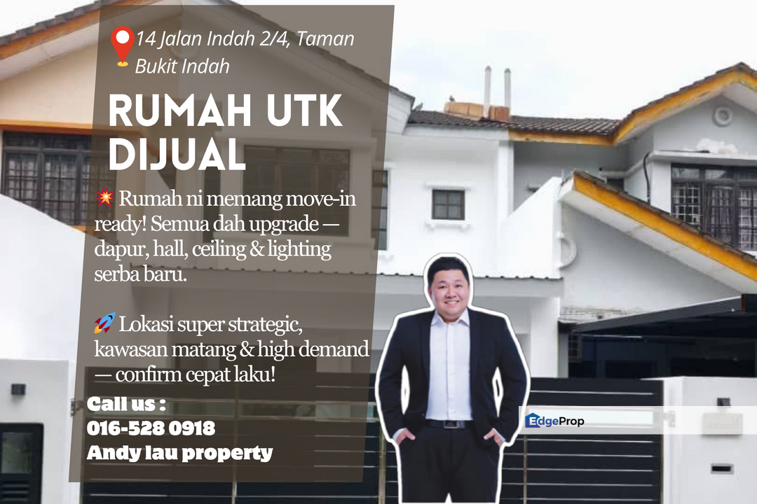Bukit Indah / Jalan Indah / Johor Bahru / Double Storey Terrace / RM758K – Fully Renovated + Extended Living & Kitchen!, Johor, Bukit Indah