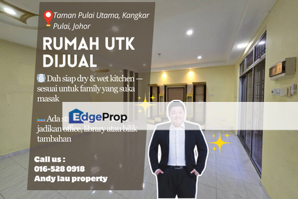 Taman Pulai Utama | Skudai | Johor Bahru | Double Storey Terrace | For Sale | Renovated + Big Build-Up, Johor, Skudai