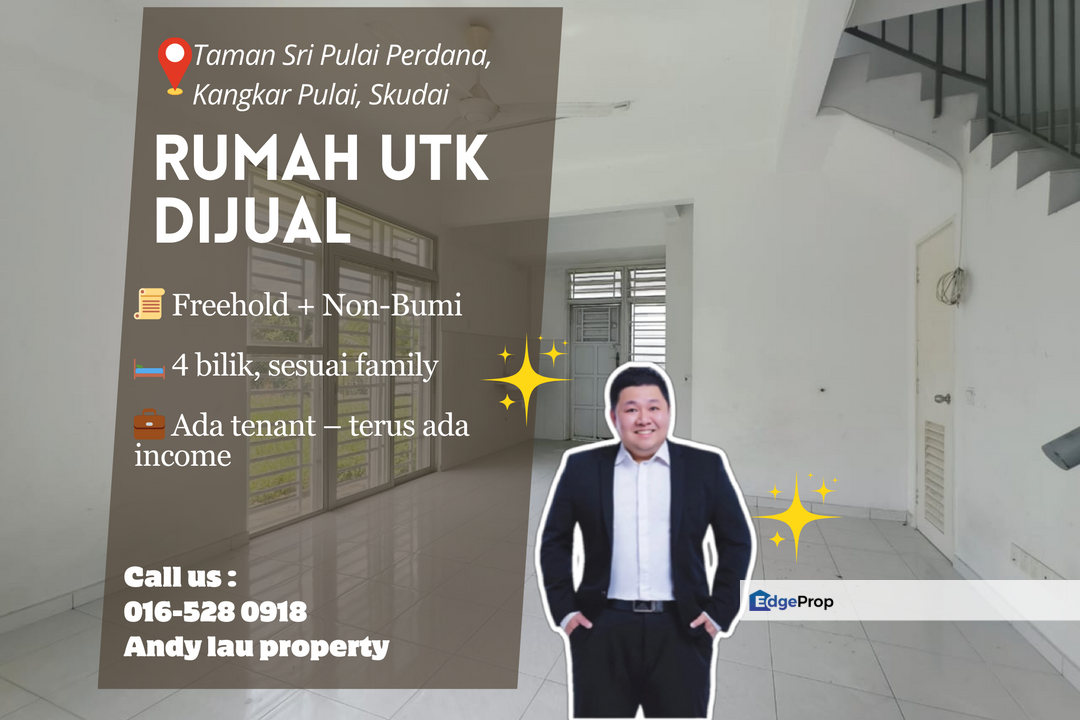 Sri Pulai Perdana / Double Storey Terrace / RM520K / Freehold Non-Bumi , Johor, Skudai