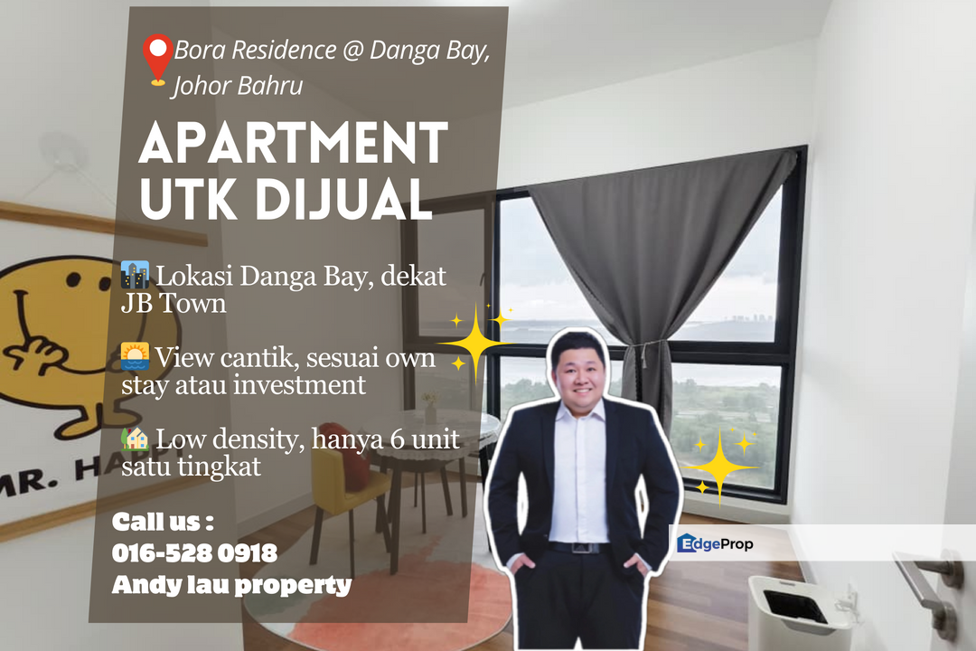  Bora Residence Danga Bay / Serviced Apartment / RM650K / Sea & Pool View, Johor, Johor Bahru