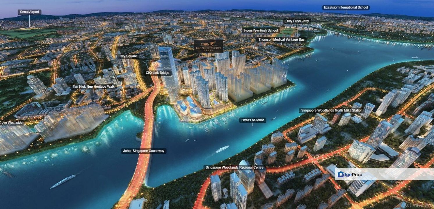 R&F Princess Cove / Partition Room / RM900 / Near CIQ, Johor, Johor Bahru